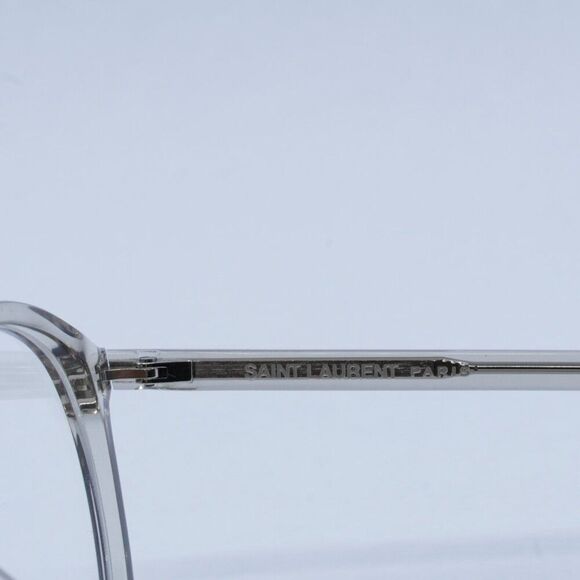 🕶️ New Saint Laurent SL667OPT 003 Eyeglasses - Transparent Beige Frame - Picture 7 of 11
